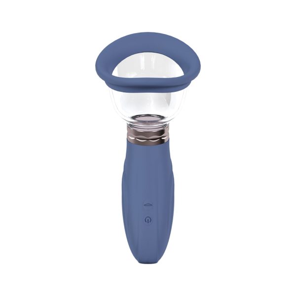 Pumped Delightful Automatic Rechargeable Vulva & Breast Pump Blue - Image 4