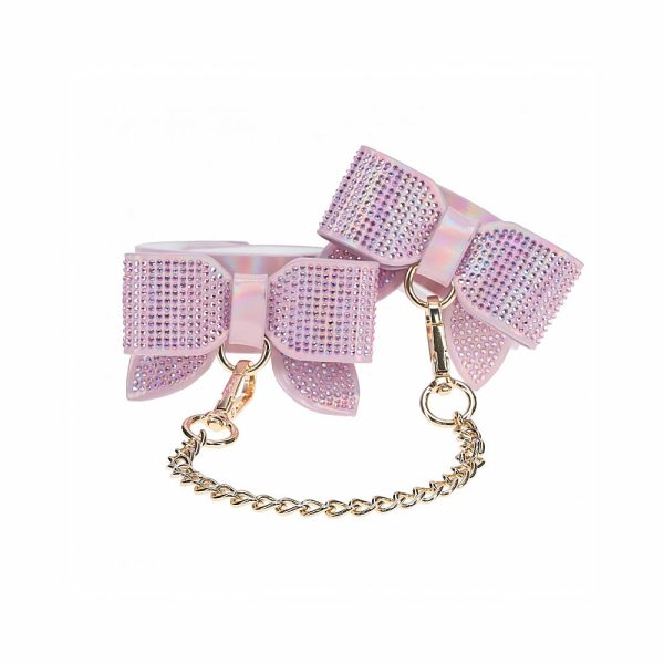 Ouch! International Paris Collection Leg Cuffs Pink - Image 2