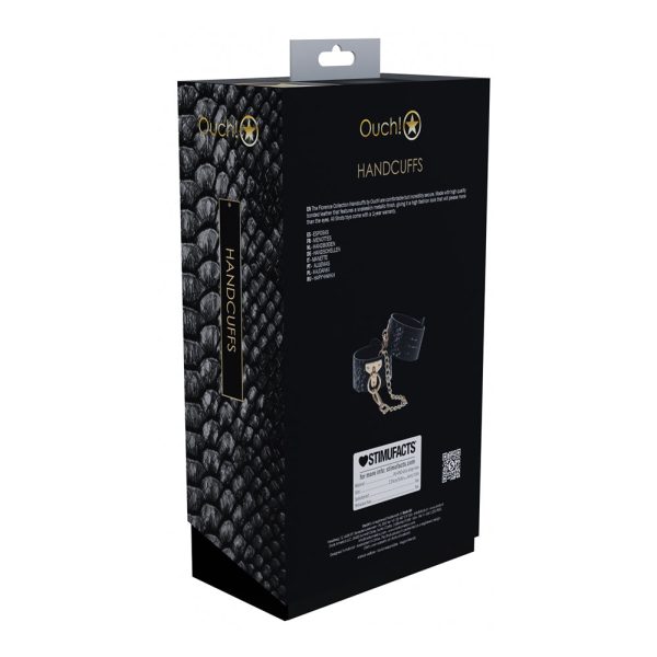 Ouch! International Florence Collection Handcuffs Black - Image 3