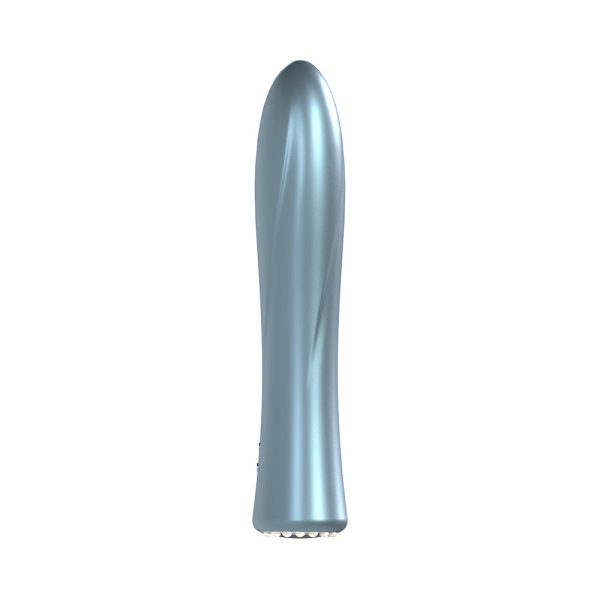 LoveLine La Perla II Rechargeable Silicone Vibrator Blue - Image 2