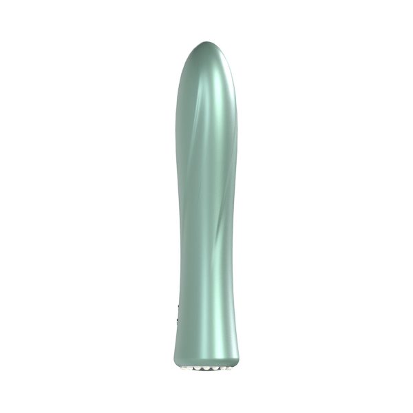 LoveLine La Perla II Rechargeable Silicone Vibrator Green - Image 2