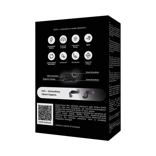 SVibe Snail Evo Rechargeable Masturbator Black - Image 10