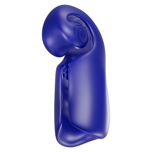 SVibe Snail Evo Rechargeable Masturbator Navy - Image 3