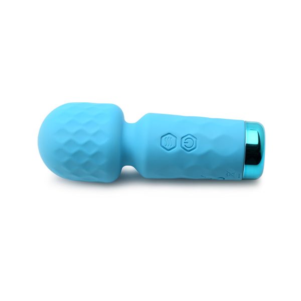 BANG! 10X Mini Silicone Wand Blue - Image 4