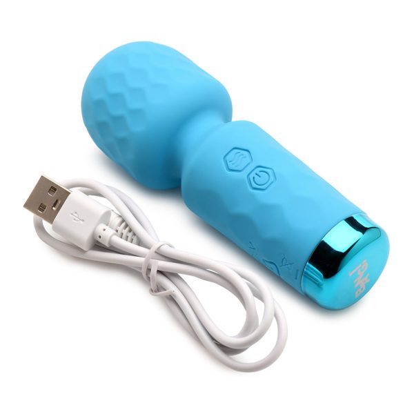 BANG! 10X Mini Silicone Wand Blue - Image 7
