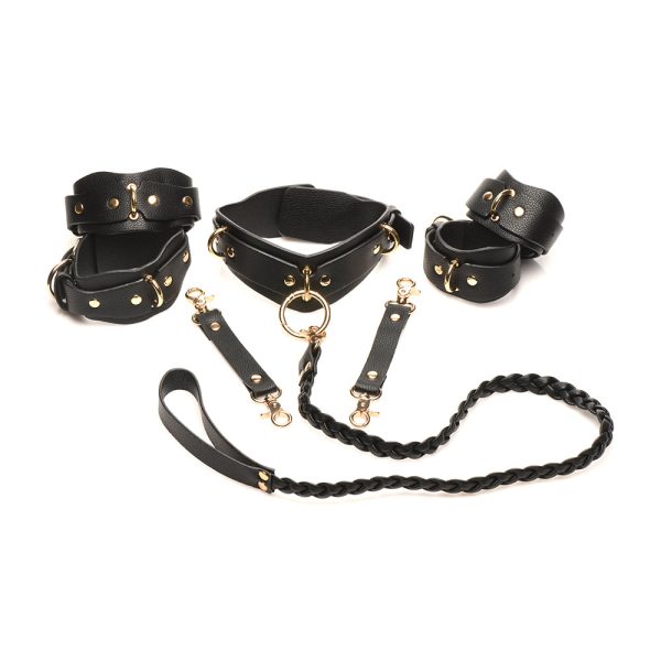 Bedroom Bliss Lover''s Restraints Set Black - Image 2