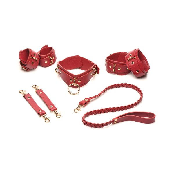 Bedroom Bliss Lover''s Restraints Set Red - Image 2