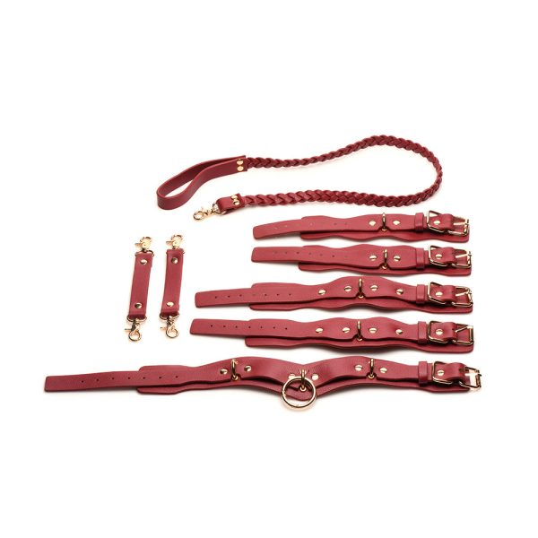 Bedroom Bliss Lover''s Restraints Set Red - Image 3