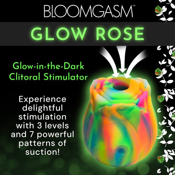 Bloomgasm Glow Rose Glow-in-the-Dark Rose Clit Stimulator - Image 9
