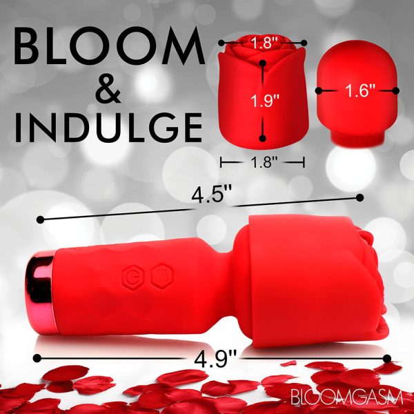 Bloomgasm Pleasure Rose-Petite Mini Silicone Rose Wand - Image 10