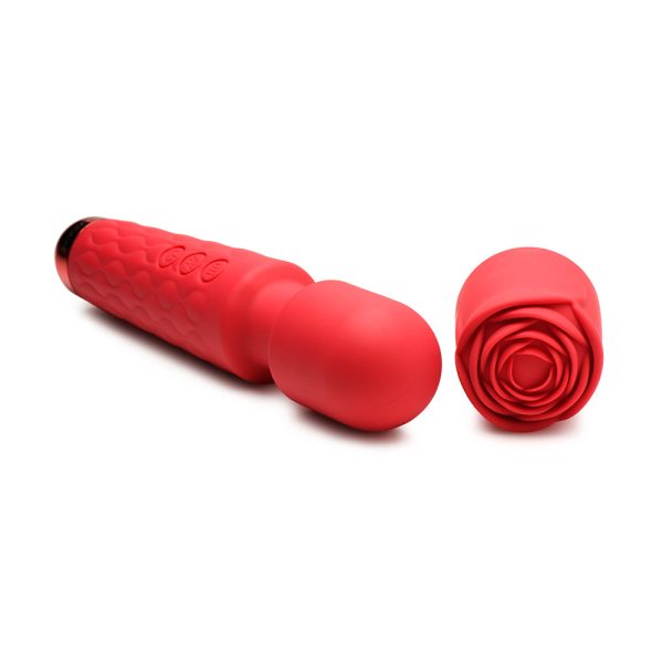 Bloomgasm Pleasure Rose 10X Silicone Wand with Rose Attachment - Image 8