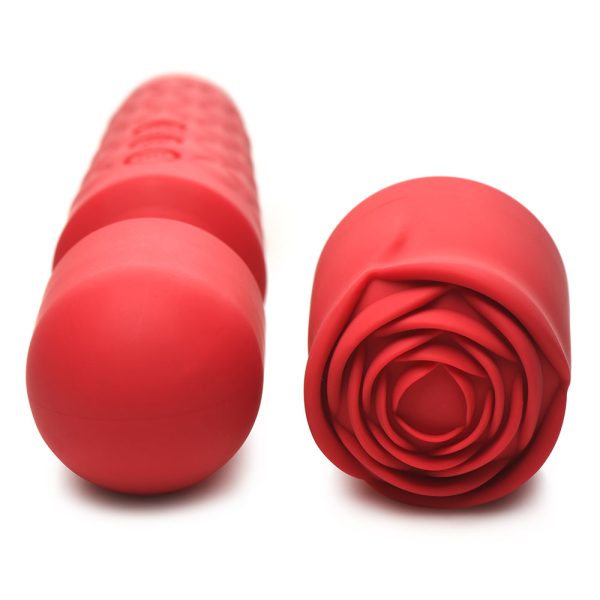 Bloomgasm Pleasure Rose 10X Silicone Wand with Rose Attachment - Image 10