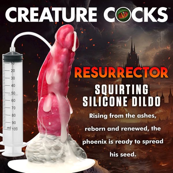 Creature Cocks Resurrector Phoenix Squirting Silicone Dildo - Image 10