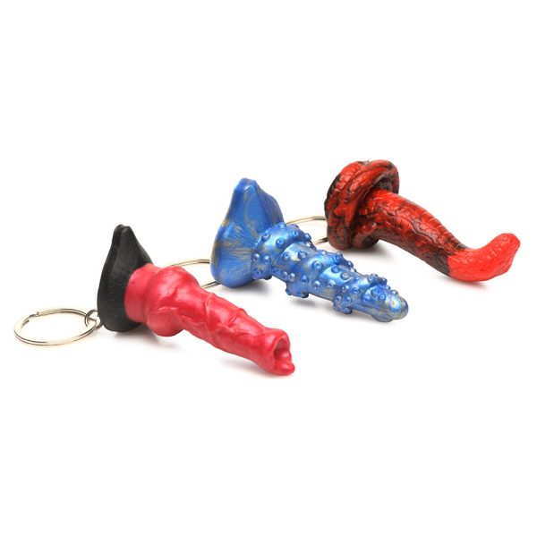 Creature Cocks Hell-Hound, Lord Kraken & King Cobra Silicone Keychain Set - Image 2