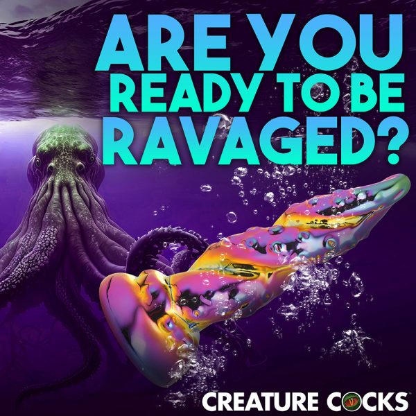 Creature Cocks Enchantress Rainbow Glass Dildo - Image 7
