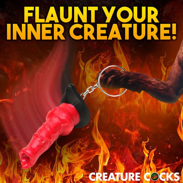 Creature Cocks Hell-Hound Silicone Keychain - Image 6