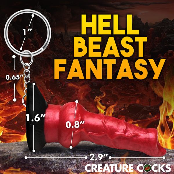 Creature Cocks Hell-Hound Silicone Keychain - Image 7
