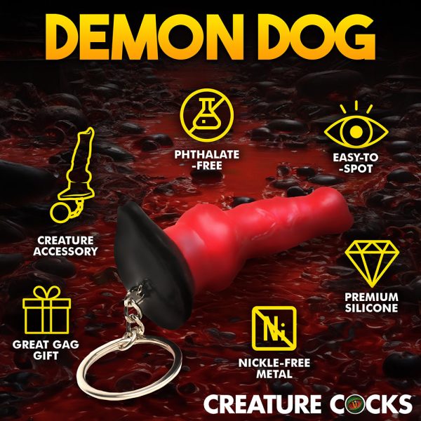 Creature Cocks Hell-Hound Silicone Keychain - Image 8