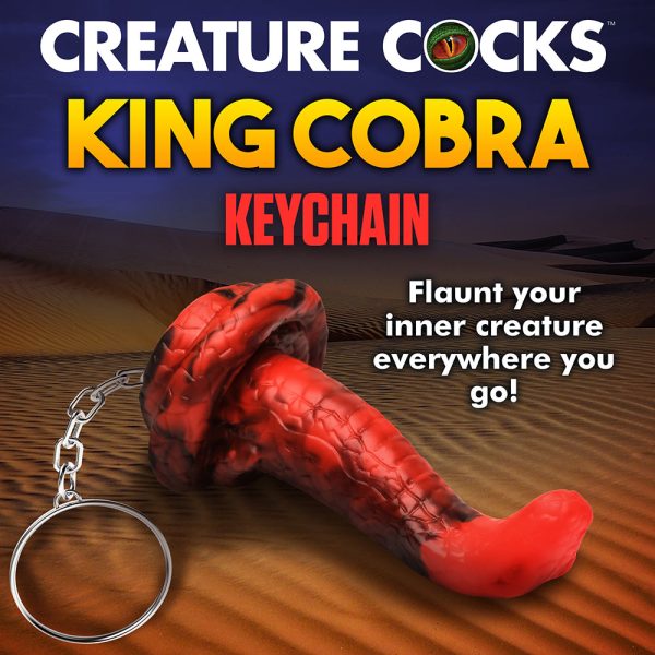 Creature Cocks King Cobra Silicone Keychain - Image 5