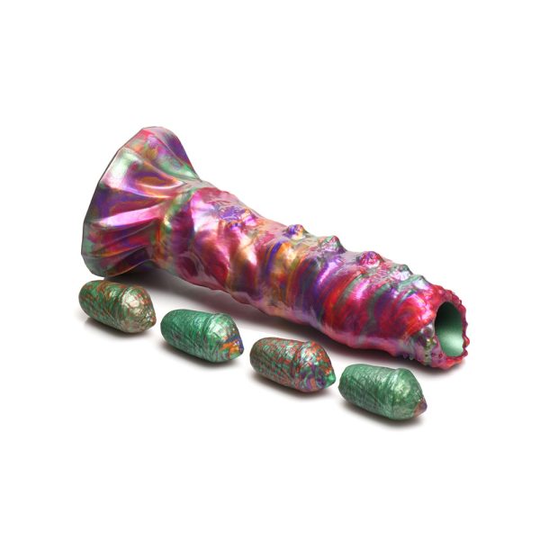 Creature Cocks Larva Silicone Ovipositor Dildo with Eggs - Image 2