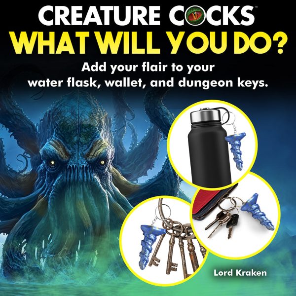 Creature Cocks Lord Kraken Silicone Keychain - Image 10