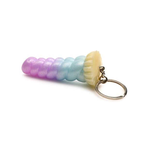 Creature Cocks Mystique Unicorn Silicone Keychain - Image 4