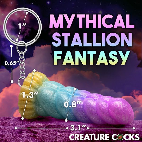Creature Cocks Mystique Unicorn Silicone Keychain - Image 7