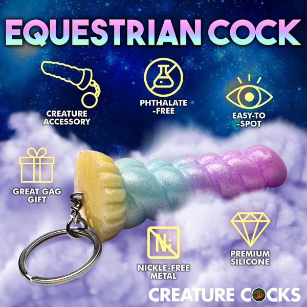 Creature Cocks Mystique Unicorn Silicone Keychain - Image 8