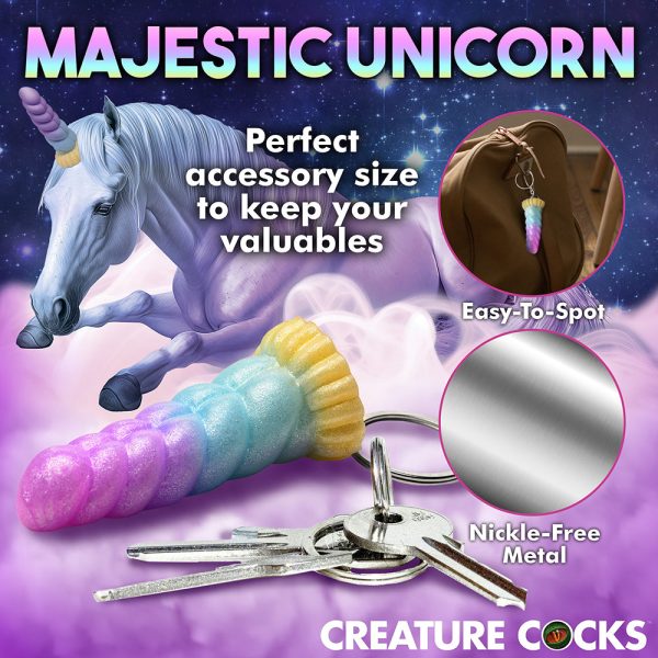 Creature Cocks Mystique Unicorn Silicone Keychain - Image 9