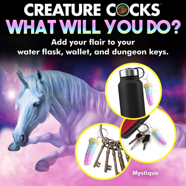 Creature Cocks Mystique Unicorn Silicone Keychain - Image 10