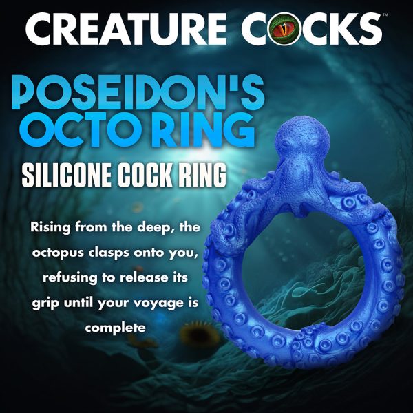 Creature Cocks Poseidon''s Octo-Ring Silicone Cock Ring - Image 8