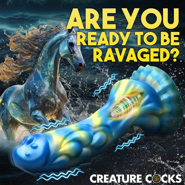 Creature Cocks Sea Stallion Vibrating Silicone Dildo with Remote - Image 10