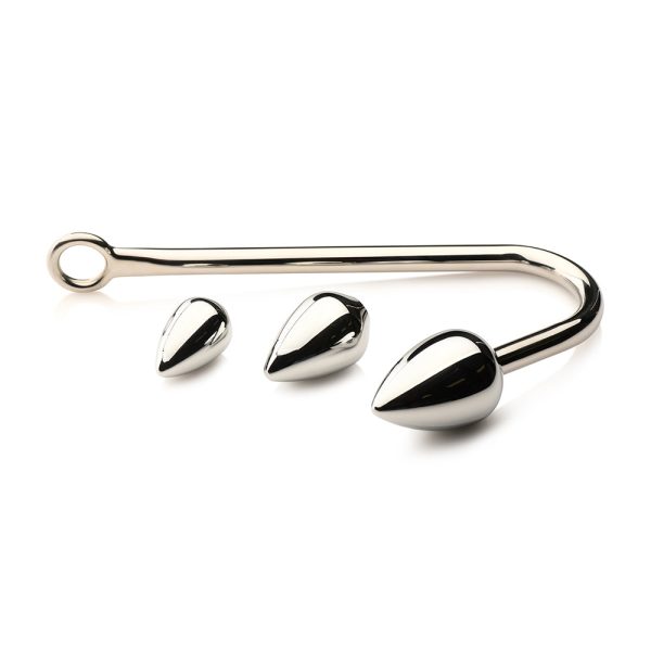 Master Series Anal Hook Trainer Anal Hook with 3 Plugs - Image 2
