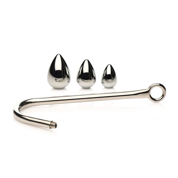 Master Series Anal Hook Trainer Anal Hook with 3 Plugs - Image 3