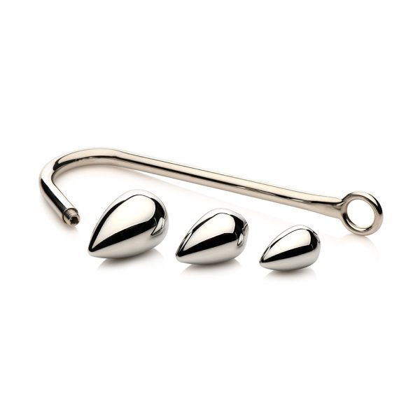 Master Series Anal Hook Trainer Anal Hook with 3 Plugs - Image 4