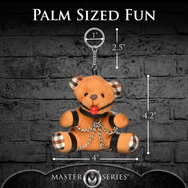 Master Series Gagged Teddy Bear Keychain - Image 9