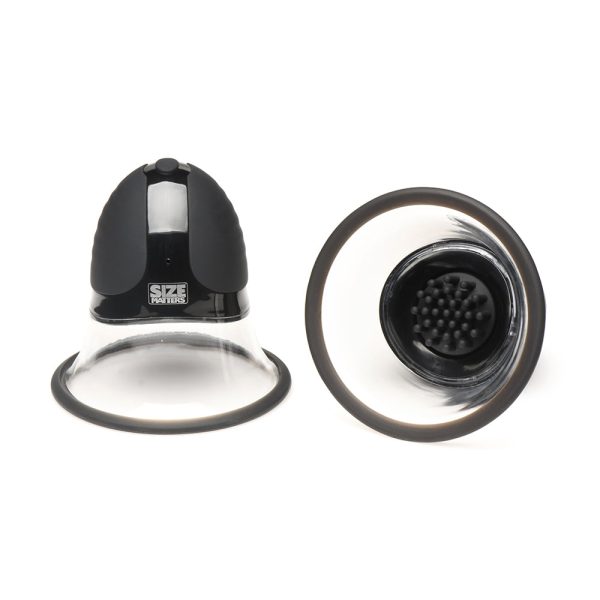 Size Matters 10X Rotating Silicone Nipple Suckers with 4 Attachments Black - Image 5