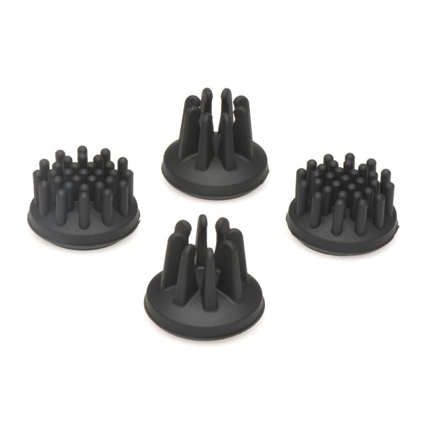 Size Matters 10X Rotating Silicone Nipple Suckers with 4 Attachments Black - Image 7