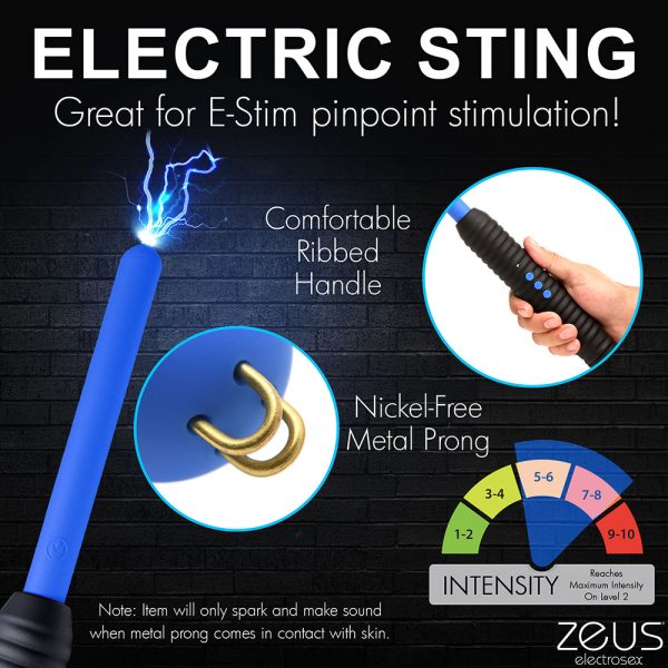 Zeus Electrosex Shock Rod E-Stim Zapping Wand - Image 9