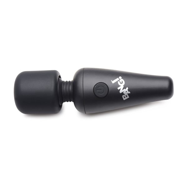 BANG! 10X Vibrating Mini Silicone Wand Black - Image 2