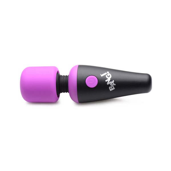 BANG! 10X Vibrating Mini Silicone Wand Purple - Image 2