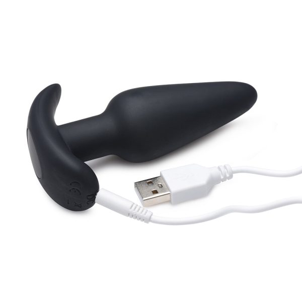 BANG! 21X Vibrating Silicone Butt Plug with Remote Control Black - Image 9