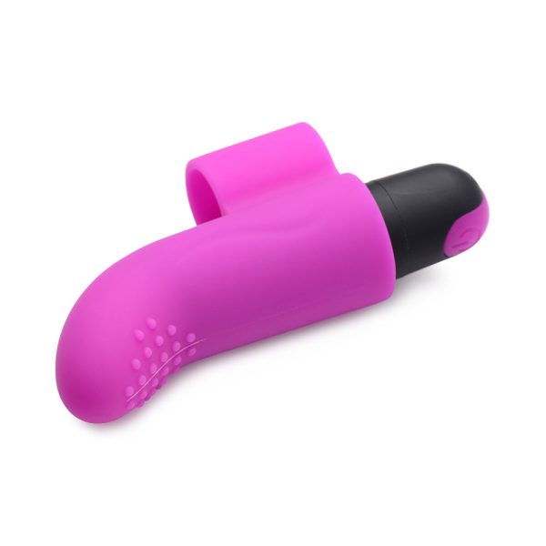BANG! Couple''s Love Ring, Finger Vibe, Bullet & Blindfold Kit Purple - Image 4