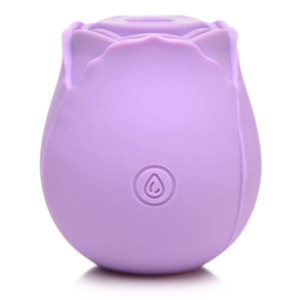 Bloomgasm 10X Wild Rose Silicone Suction Clit Stimulator Purple - Image 3