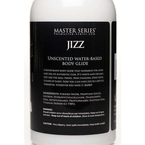 Master Series Unscented Water-Based Jizz Lubricant 16 oz. - Image 2