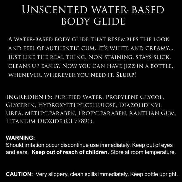 Master Series Unscented Water-Based Jizz Lubricant 16 oz. - Image 3