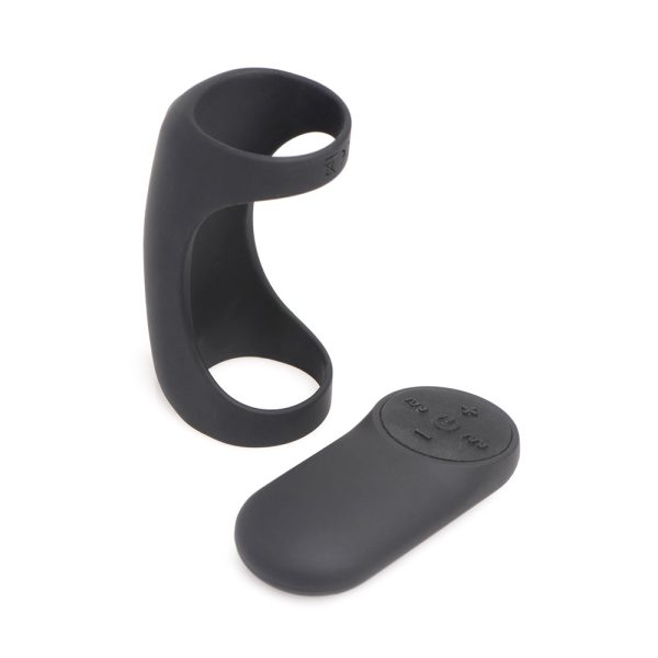 Trinity Men 28X G-Shaft Silicone Cock Ring with Remote - Image 2