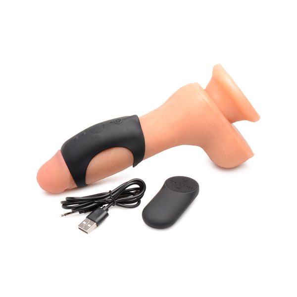 Trinity Men 28X G-Shaft Silicone Cock Ring with Remote - Image 6