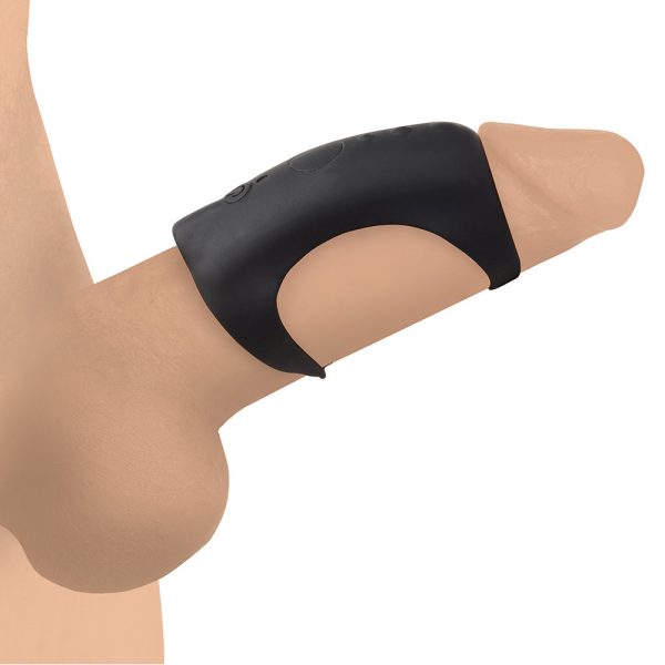 Trinity Men 28X G-Shaft Silicone Cock Ring with Remote - Image 7