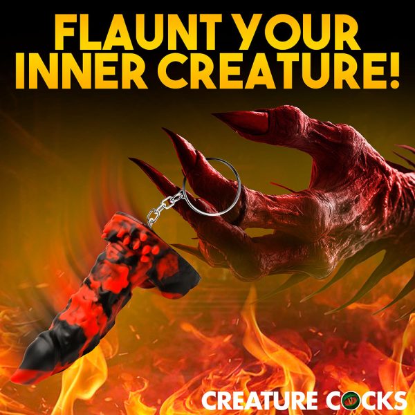 Creature Cocks Fire Demon Keychain - Image 6